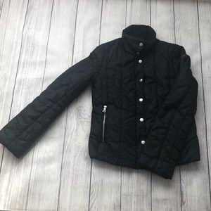 Guess Quilted Jacket Black Size Extra Small